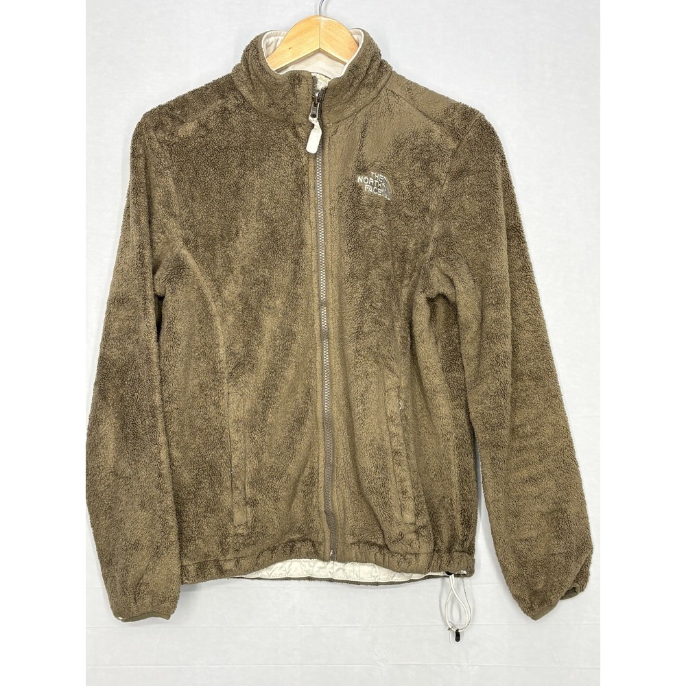 The North Face Osito Fleece Jacket Womens Brown Full Zip Long Sleeve Outdoor S
